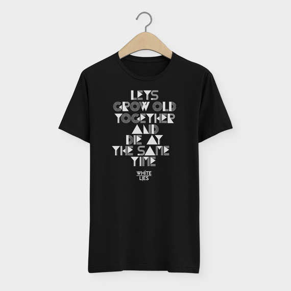 Camiseta White Lies To Lose My Life  Indie Post Punk 