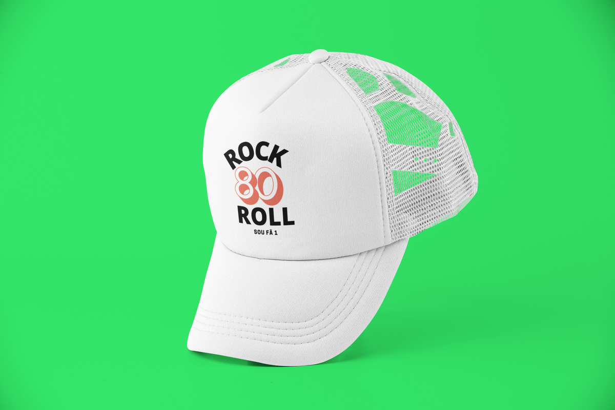Nome do produto: BONÉ ROCK ROLL-SOU FÃ 1