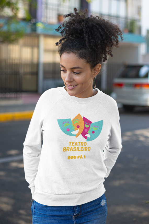 BLUSA MOLETOM FEMININO TEATRO BRASILEIRO-SOU FÃ 1