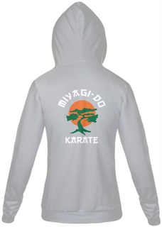 Nome do produtoMoletom com zíper Miyagi-do Karate escura