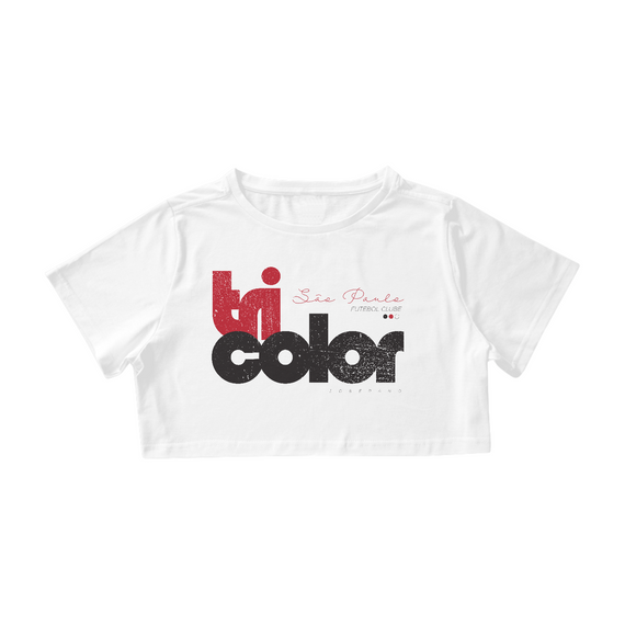 T-SHIRT CROPPED TRICOLOR 2
