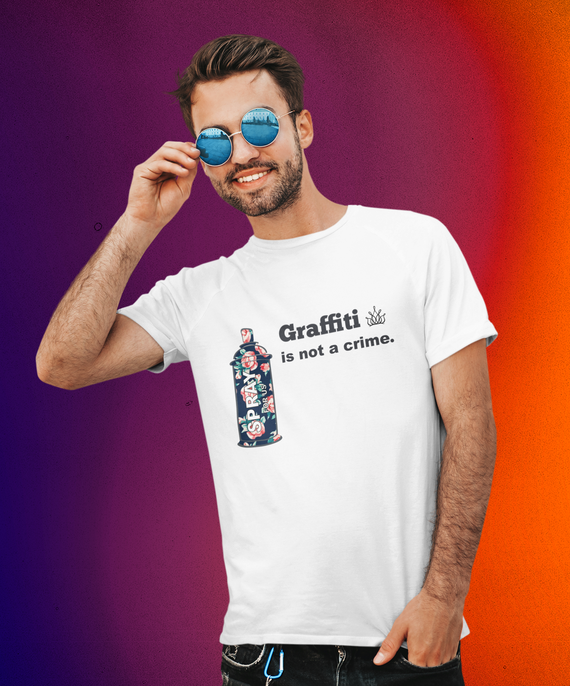 Camiseta Graffiti is not a Crime Branca