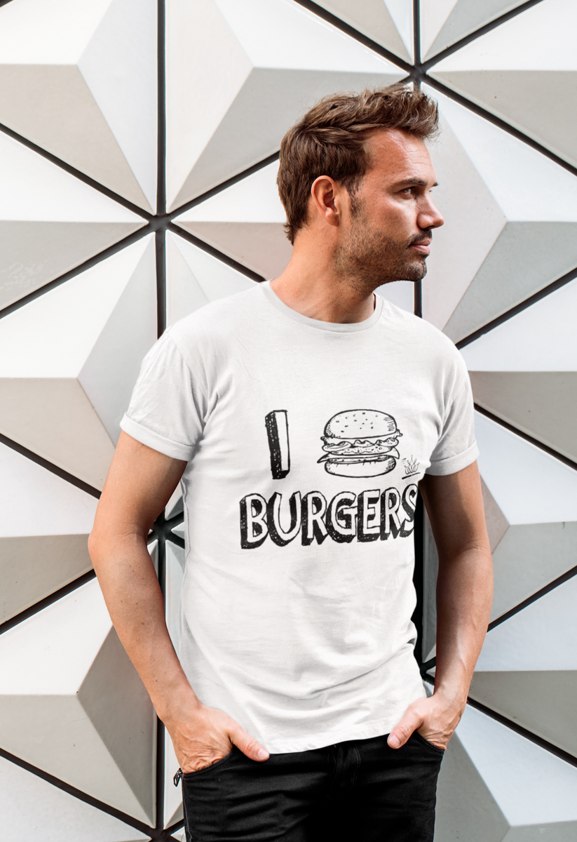 Nome do produto: Camiseta I love Burgers