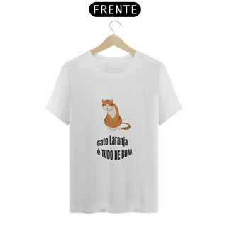 Nome do produtoCamiseta Unisex Gato Laranja