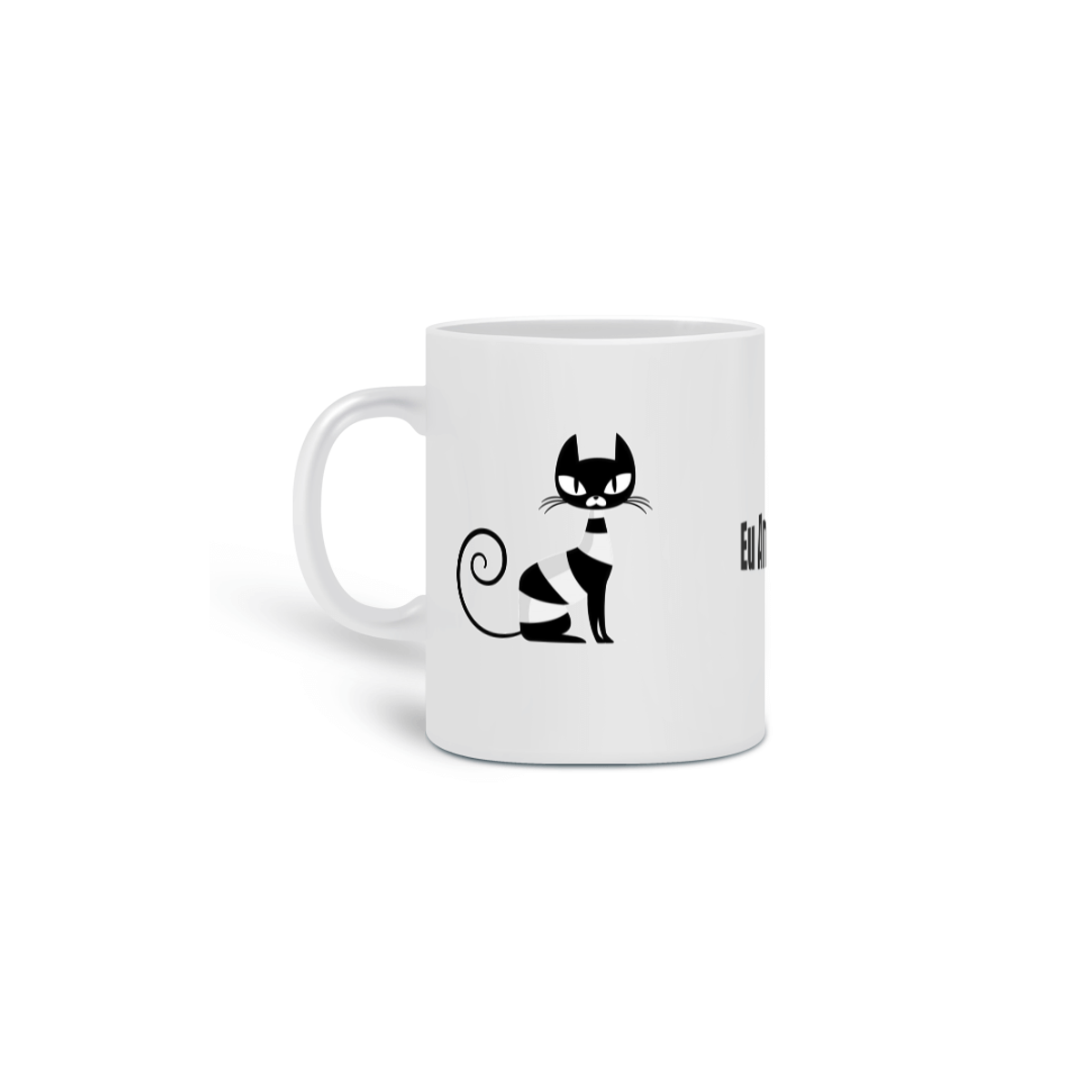 Nome do produto: Caneca do Gato Preto