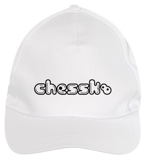 Boné Chessk8 logo - branco