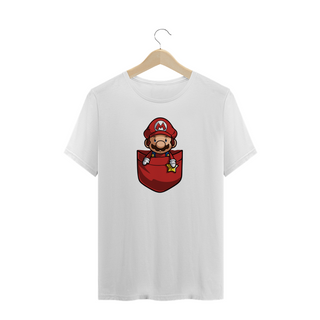 Nome do produtoT-Shirt Mario no Bolso