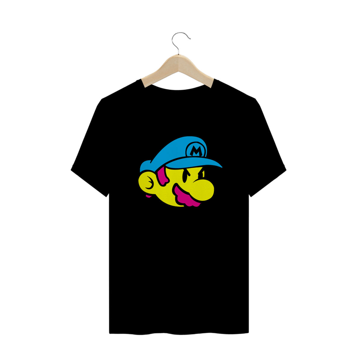 Nome do produto: T-Shirt Face Mario (Colorido)