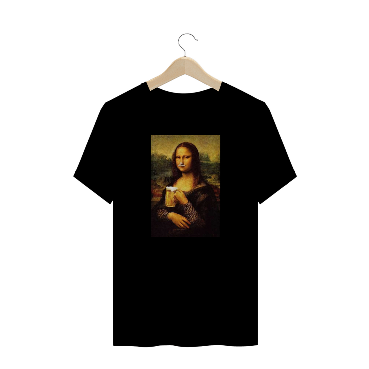 Nome do produto: T-Shirt Mona Lisa Alcoólatra