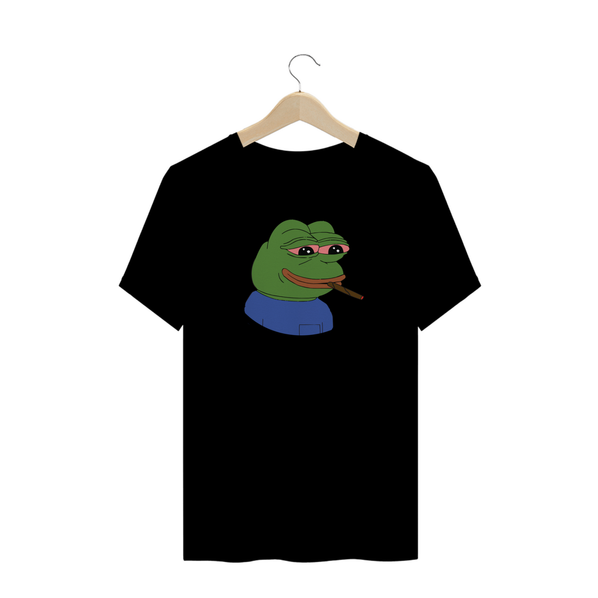 Nome do produto: T-Shirt Pepe The Frog Meme (Cigarette)