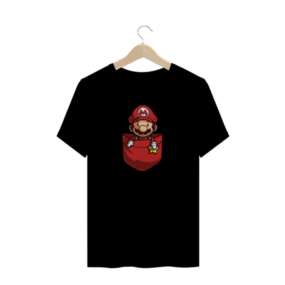 T-Shirt Mario no Bolso