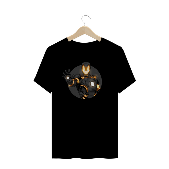 T-Shirt Black Homem de Ferro