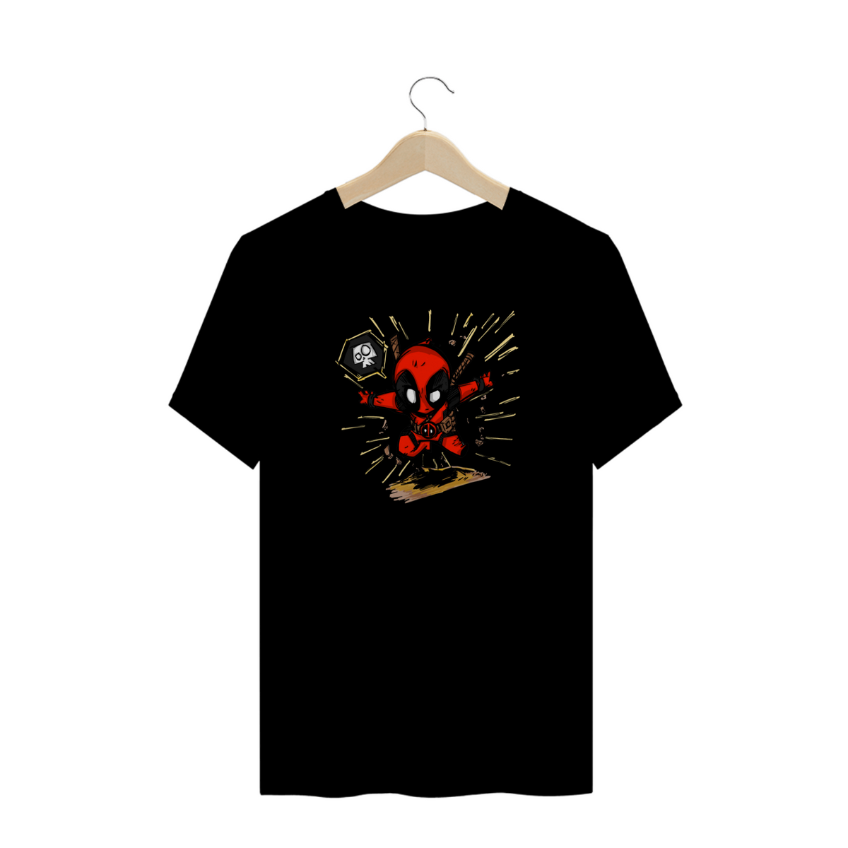 Nome do produto: T-Shirt Deadpool Cartoon