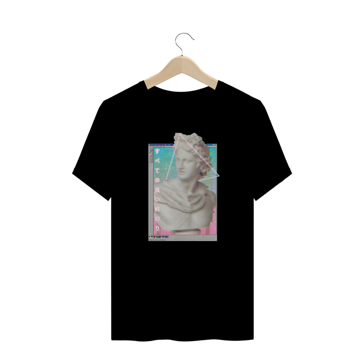 Nome do produto: T-Shirt Greek Statue Vaporwave