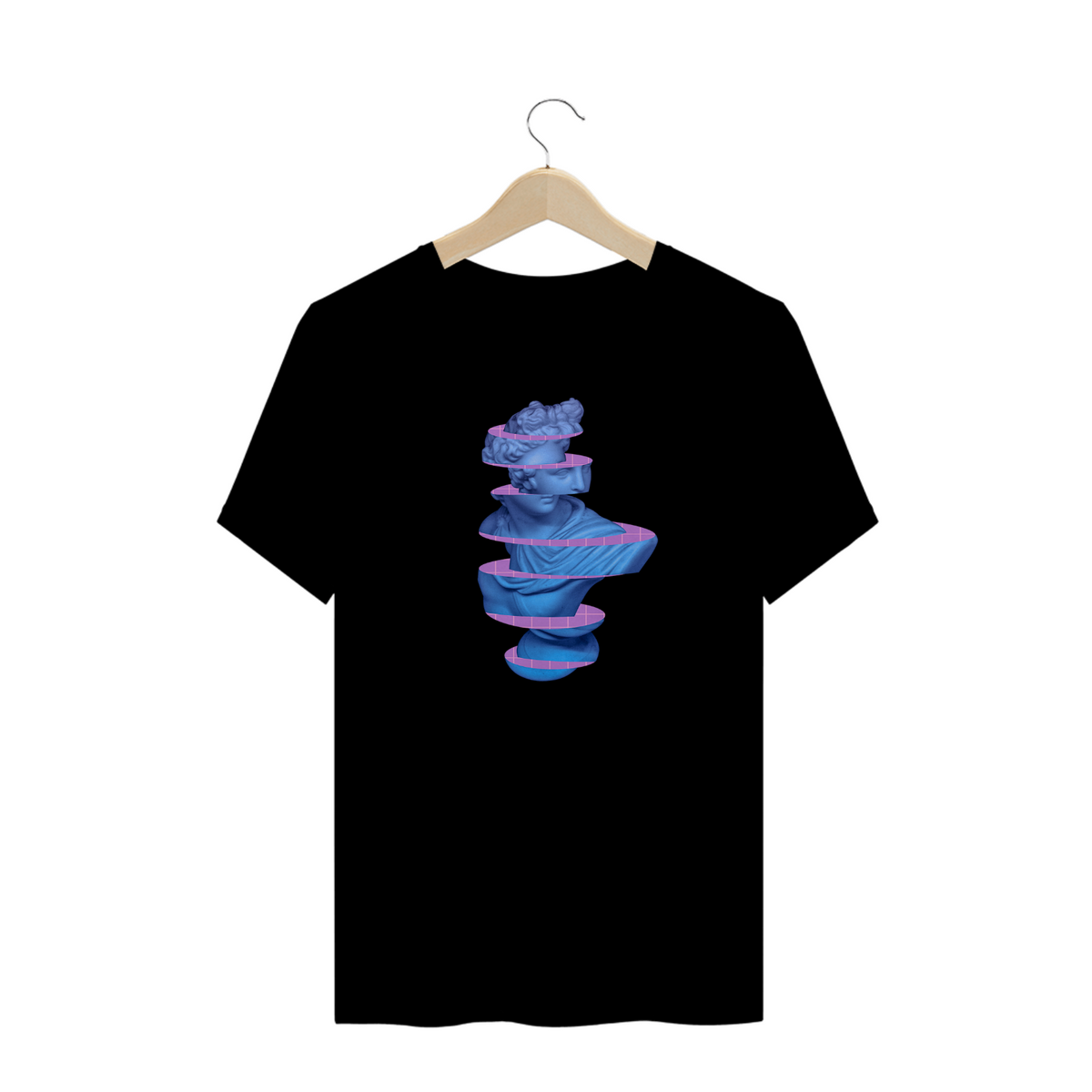 Nome do produto: T-Shirt Greek Statue Vaporwave