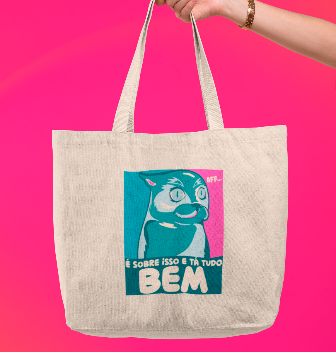 Nome do produto: Ecobag Gato é sobre isso