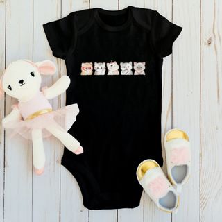 Nome do produto  Body Bebê Gatinhos Fofinhos