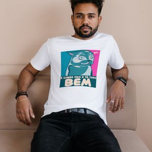 Nome do produtoCamiseta Masculina Gato - É sobre isso