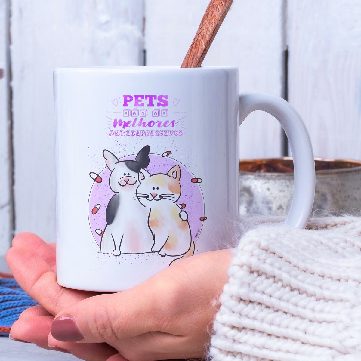 Nome do produtoCaneca Pets São os Melhores Antidepressivos