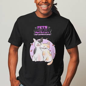 Camiseta Masculina Pets São os Melhores Antidepressivos