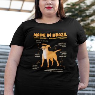 Nome do produtoCamiseta Plus Size Vira-lata Caramelo Made in Brazil