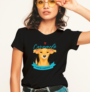 Nome do produto  Camiseta Feminina Vira-lata Caramelo Mister Simpatia