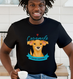 Nome do produto  Camiseta Masculina Vira-lata Caramelo Mister Simpatia