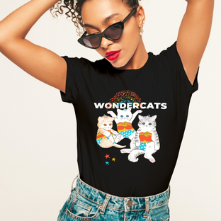 Nome do produtoCamiseta Feminina Wonder Cats