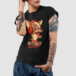 Nome do produto  Camiseta Feminina Cachorro Pinscher Ritmo Raivoso