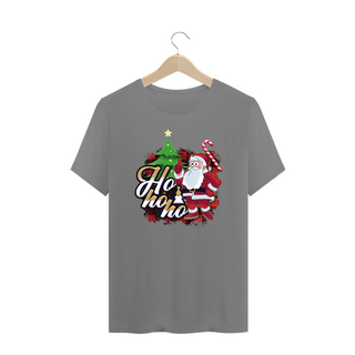 Nome do produtoCamiseta Plus Size Natal Papai Noel Ho Ho Ho