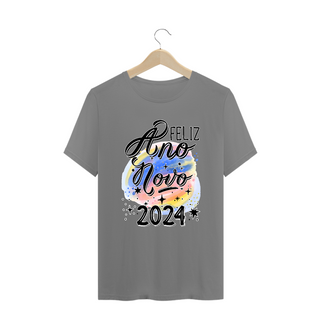 Nome do produtoCamiseta Plus Size Ano Novo Aquarela 2024