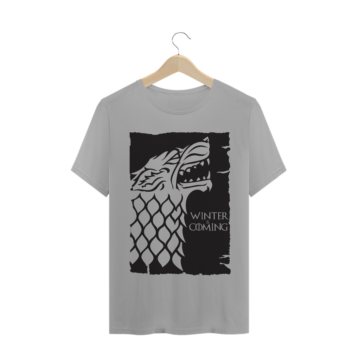 Nome do produto: Camiseta Game of Thrones Winter is Coming