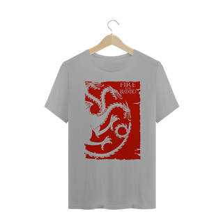 Nome do produtoCamiseta Plus Size Game of Thrones Fire And Blood