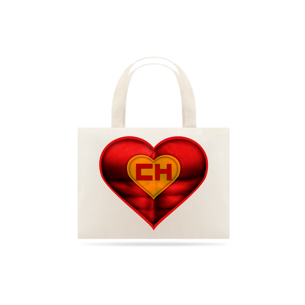 Nome do produto: Eco Bag Coração de Herói Chapolin