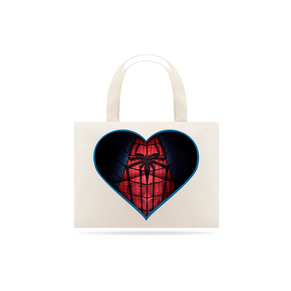 Eco Bag Coração de Herói Homem Aranha v1