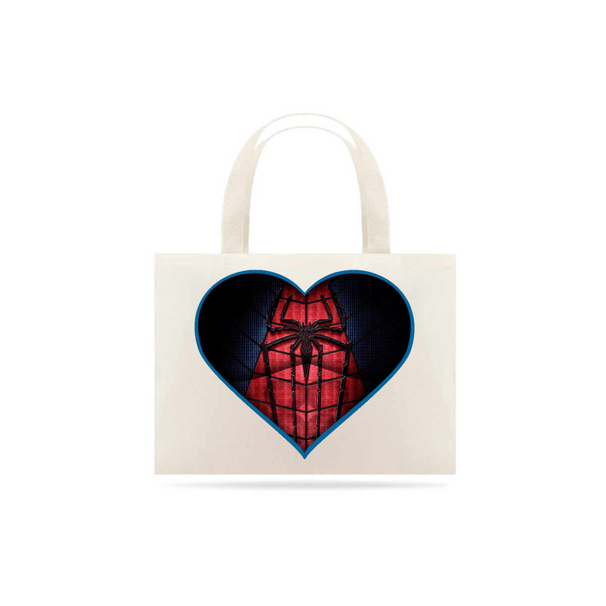 Nome do produto: Eco Bag Coração de Herói Homem Aranha v1