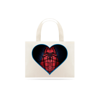 Eco Bag Coração de Herói Homem Aranha v1