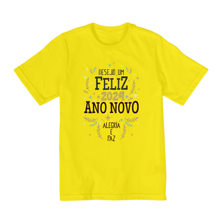 Nome do produtoCamiseta Infantil (2 a 8) Ano Novo 2024 Alegria e Paz