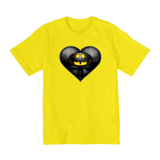 Nome do produtoCamiseta Infantil (2 a 8) Coração de Herói Batman