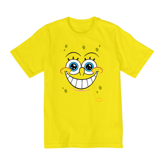 Camiseta Infantil (10 a 14) Bob Esponja Sorriso