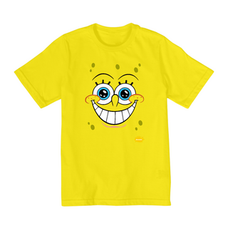 Camiseta Infantil (2 a 8) Bob Esponja Sorriso