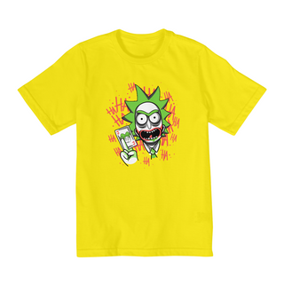 Nome do produtoCamiseta Infantil (2 a 8) Rick and Morty The Joker