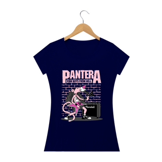 Nome do produtoBaby Look Pantera Rosa Rockeira