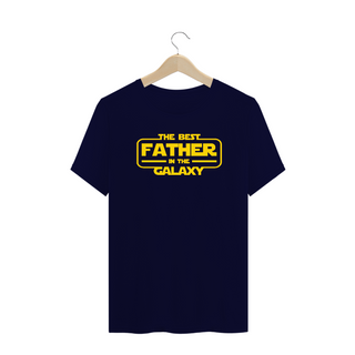 Nome do produtoCamiseta Plus Size Geek The Best Father in Galaxy