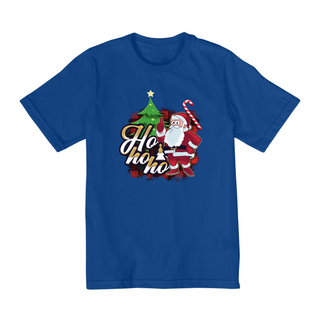 Nome do produtoCamiseta Infantil (2 a 8) Natal Papai Noel Ho Ho Ho