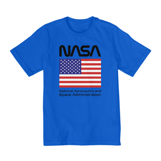 Nome do produtoCamiseta Infantil (10 a 14) Nasa Bandeira EUA Black