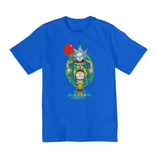 Nome do produtoCamiseta Infantil (2 a 8) Rick and Morty Pennywise