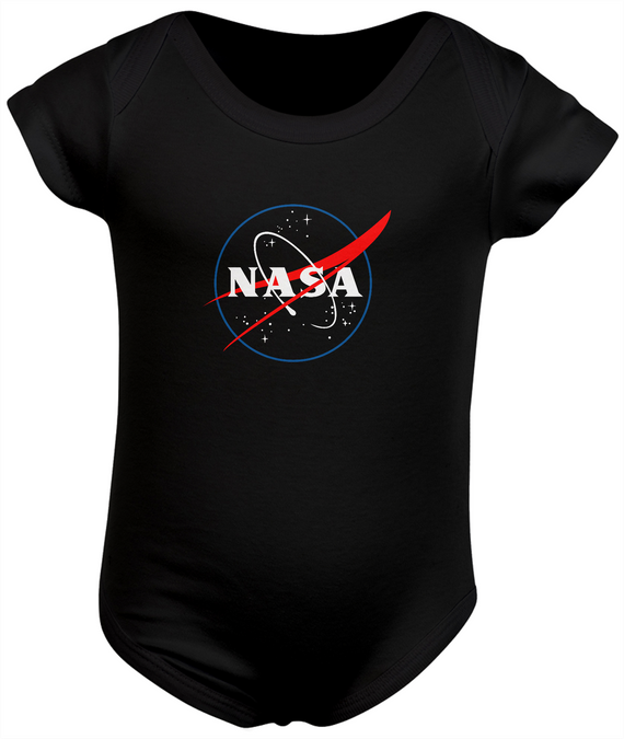 Body Infantil Nasa Black