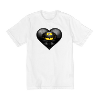 Nome do produtoCamiseta Infantil (10 a 14) Coração de Herói Batman