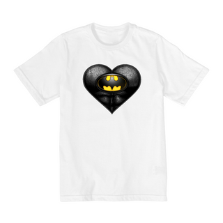 Nome do produtoCamiseta Infantil (2 a 8) Coração de Herói Batman